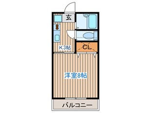 堂林コーポの物件間取画像